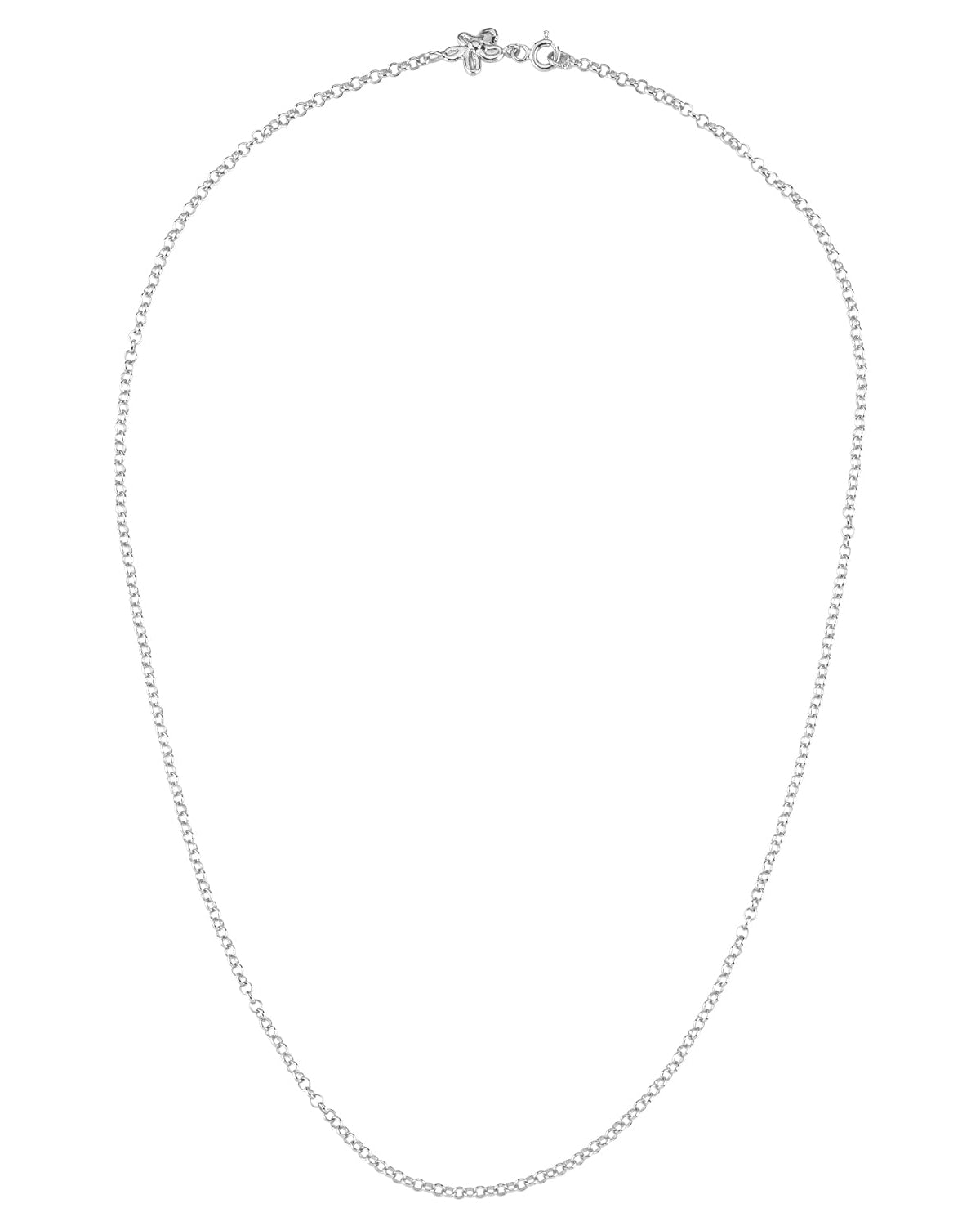 Gümüş Çiçekli Zincir