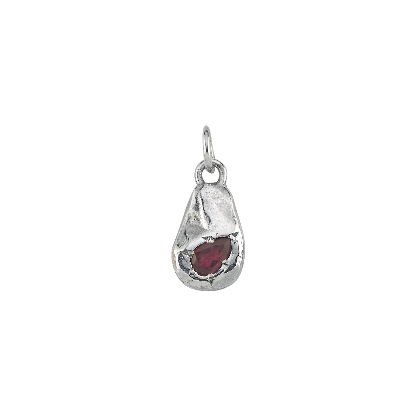 Wine Drop gümüş charm