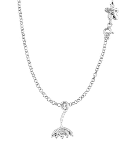 Gümüş Charm - Ters Lale