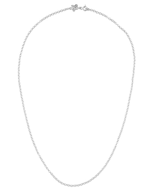 Gümüş Çiçekli Zincir