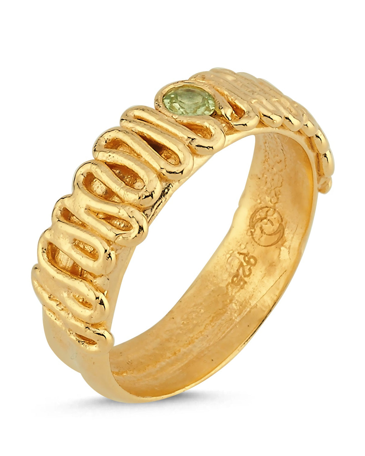 Chassé Ring with Peridot