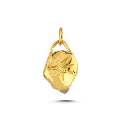 Cailloux Necklace With Engraved Star