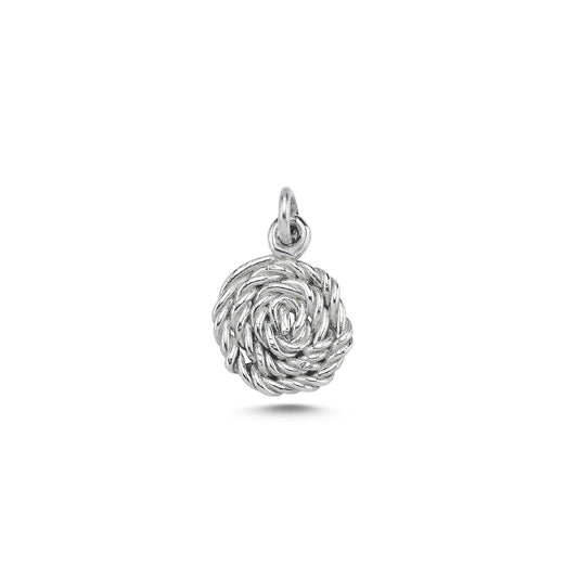 Nautila gümüş charm