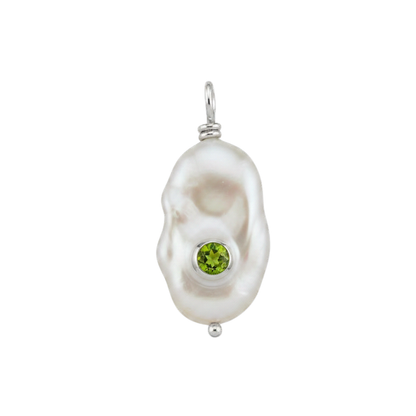 Drop Pearl gümüş inci charm