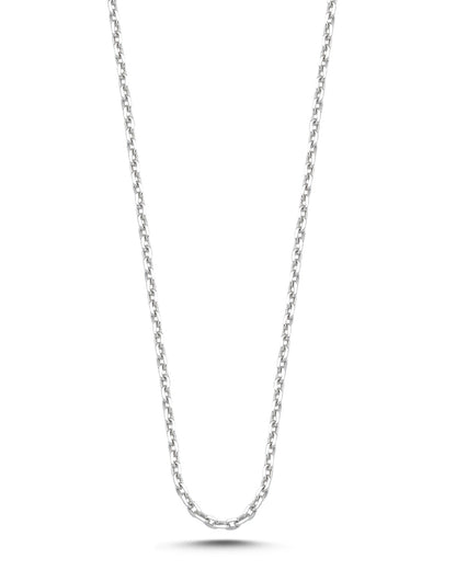 Dikdörtgen Gümüş Parmak İzi Kolye - No:1