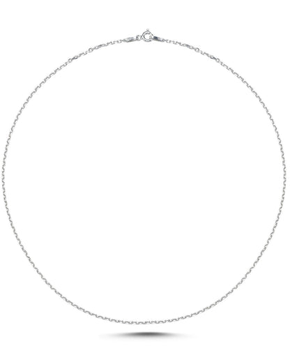 Dikdörtgen Gümüş Parmak İzi Kolye - No:1