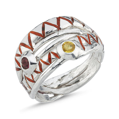 Red Lines Ring