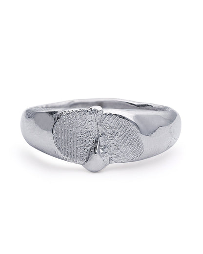 Gümüş Parmak İzi Yüzük - No:2
